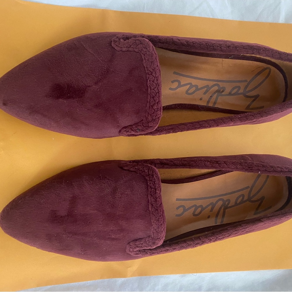 Zodiac Maroon Suede Loafers